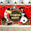 Gamble Casino Poker Dice Birthday Party Banner Backdrop Background LasVegas Casino Night Carnival Adults Birthday Supplies Decor85