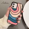 swirls Phone Case for iPhone 11 12 13 14 Pro Max mini X XR XS SE 2020 5 6S 7 8 Plus Samsung Galaxy S21 S22 Cover shell