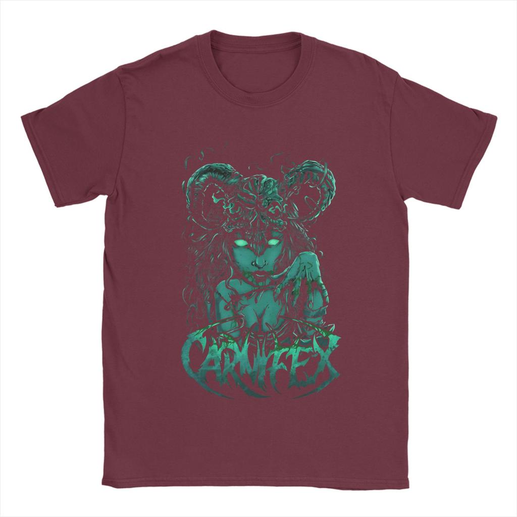In Coalesce With Filth And Faith Carnifex Band TShirt Beach Popular T Shirts Unisex Pure Cotton Round Neck Oversize Clothing