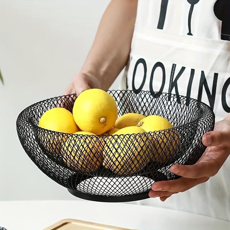 Nordic Creative Fruit Plate Iron Fruit Plate Snacks Living Room Basin Home Desktop Storage Basket