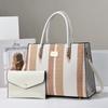 New Trendy Mother and Child Bag, Large Capacity Color Blocked Handbag, Single Shoulder Crossbody