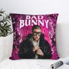 Bad World Tour Pillowcase Polyester Cushion Cover Decor Bunny Pillow Case Cover Seat Square 40X40cm