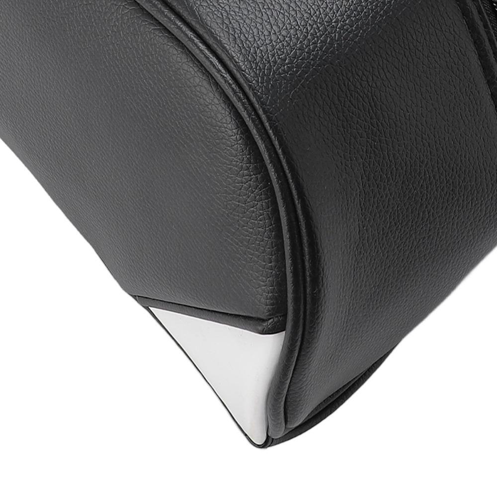 Waterproof PU Golf Shoe Bag Zipper Closure Sports Shoe Carrier Shoe Storage Bag Daily Organizer чёрный