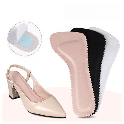 Women's Sandals Insoles Self-adhesive Summer New Seven-point Pad Non-slip Breathable Sweat-absorbing High Heels Pigskin Seven-point Pad Sticker