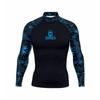 Ανδρικό Rash Guard Μακρύ Μανίκι UPF 50 Γρήγορο Στέγνωμα Προστασία UV Σέρφινγκ Κατάδυση Στολή Neoprene Κορυφή Θαλάσσια Σπορ