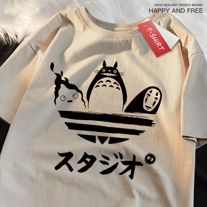 Japanese Tor.o Cute Styleprint Women Tees Cotton Normcore T Shirt Letter Daily T Shirts Personality Novelty Short Sleeved