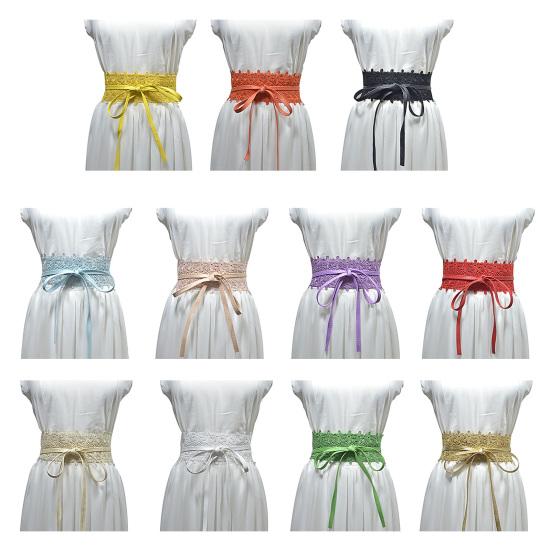 Damen-Gürtel, glatte Kunstleder-Spitze, breite Schnürung, verstellbar, rutschfest, feste Nähte, Retro, schlanke Taille, Dekoration, Kleid, Mantel, Taillengürtel