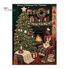 Holiday DIY Ornaments Christmas Faux Pearl Painting Kit, Santa Reindeer Art Relaxing Hobby Kits 3D Angel Wall Craft Kit for Adults, Festive Home Decor