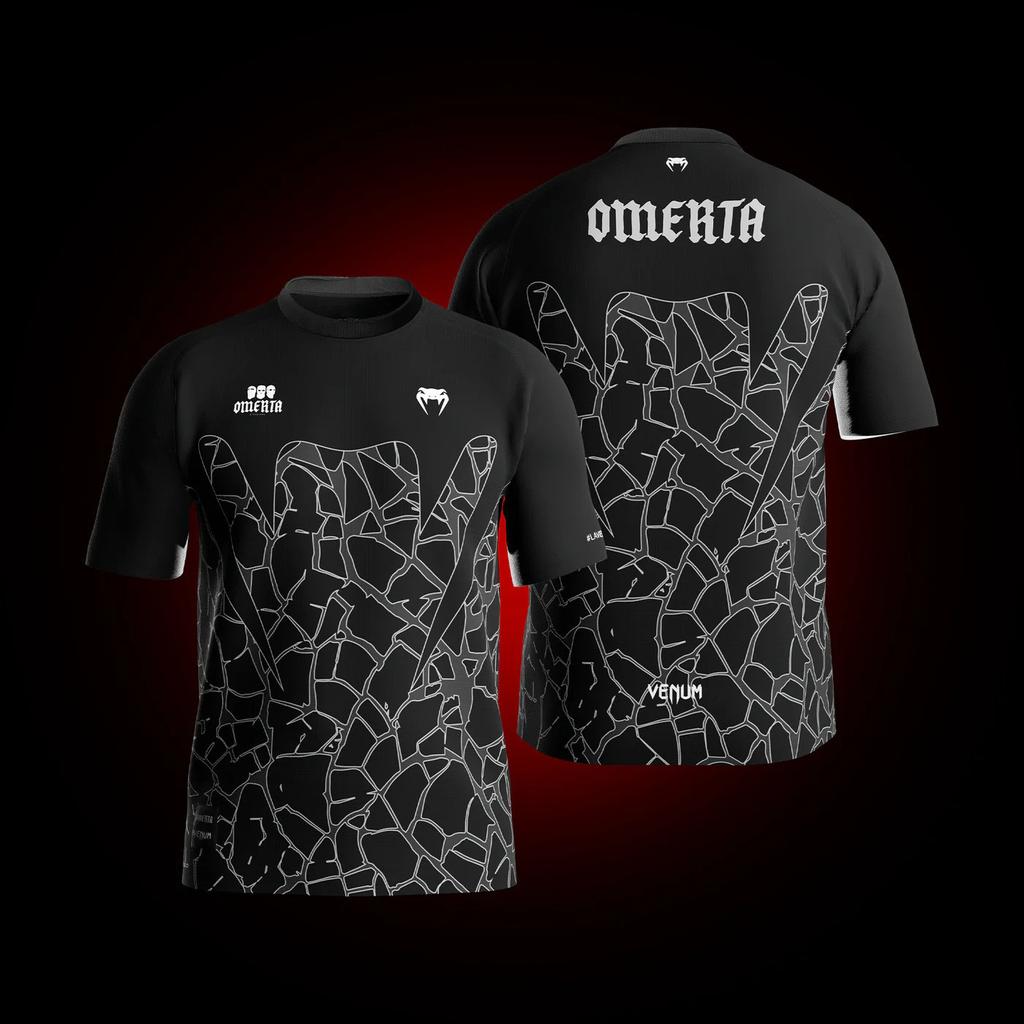 Nuova maglia da calcio Omerta tedesca, maglia da allenamento da uomo stampata, maglietta sportiva traspirante con scollo a girocollo