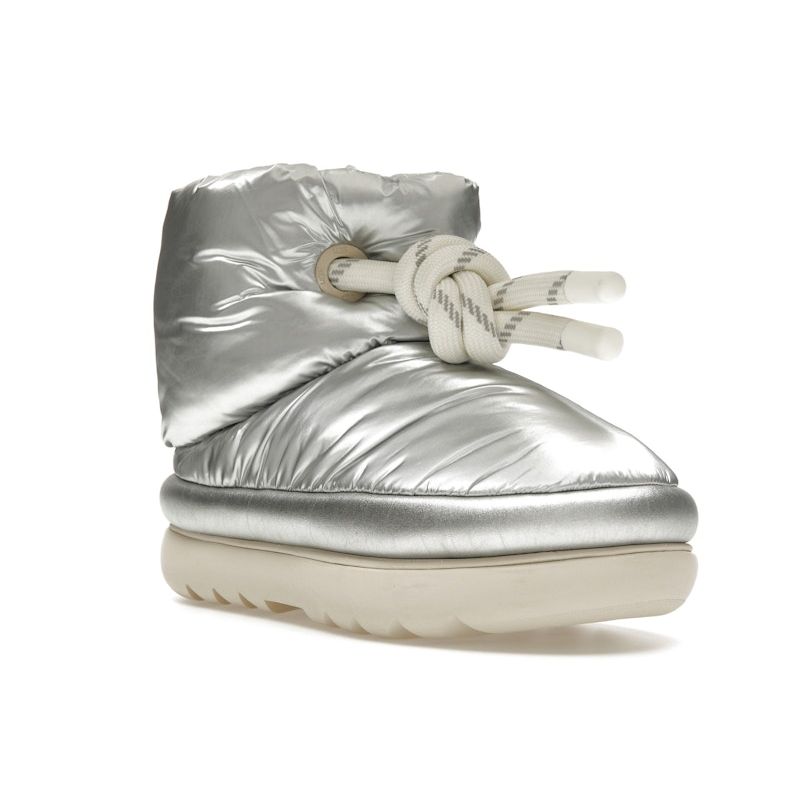 UGG Klassiske Maxi Korte Metallisk Sølv Dame Sneakers 1135153-MSLV