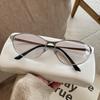 Vintage Cat Eyes Metal Frame Sunglasses Street Photography Trendy Steampunk UV Resistant Glasses Outdoor Travel Sun Glasses