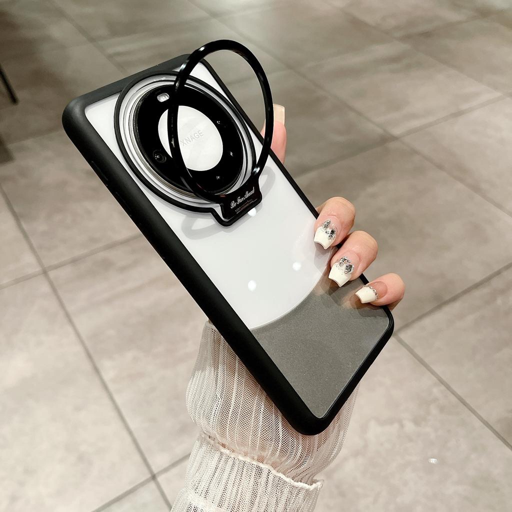 Metal Lens Frame Bracket Is Suitable for Huawei Mate60pro+ Phone Case and Mate50 Transparent Dust-proof Net Protective Cover