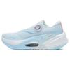 New LiNing Furious Rider 7.0 PRO V2 Anti Slip Wear Resistant Low Top Running Shoes Women's White Blue ARZT010-2