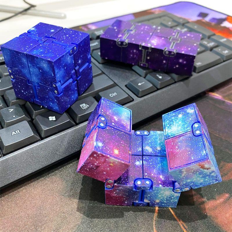 Premium Sensory Infinity Cube For Stress And Anxiety Relief Perfect For Kids And Adults