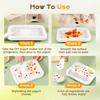 DIY Ice Cream Maker Yogurt Maker Machine Child's Homemade Cream Sorbet Gelato,Household Rolled Ice Cream Maker With 2 Spatulas