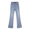 Women's High-Waisted Micro-Flared Jeans - 2025 Slim Fit Stretch for Spring & Autumn