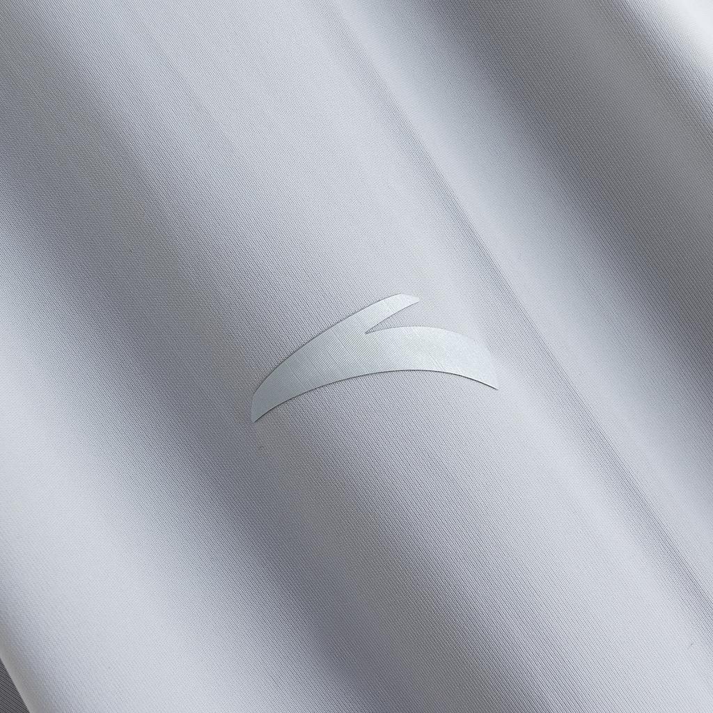 Anta Série de Treinamento Proteção da Pele de Gelo Top Esportivo de Tricô Proteção Solar de Verão Tops Femininos Pepino-Cinza 162627706-7