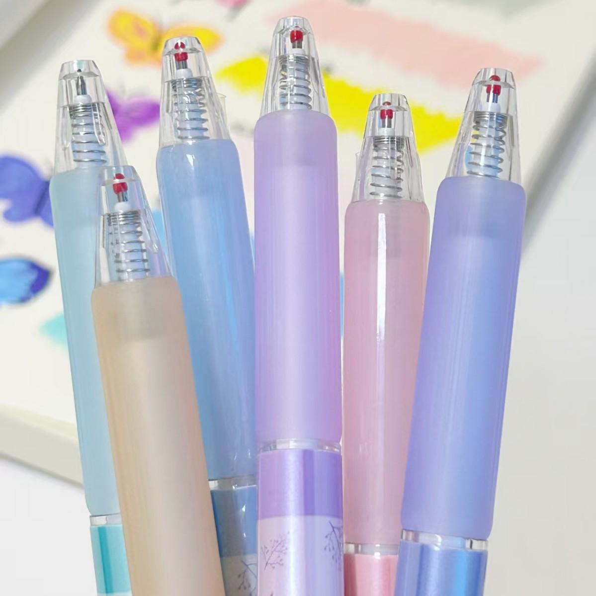 

High-Value Black Click Pen: Quick-Dry, Signature, Fragrant Protective Sleeve 0.5mm Perfume Scent
