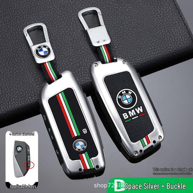 BMW Key Case for 2024 X5, X1, 7 Series, X7, X6, 5 Series, and 740: Stylish Buckle Design