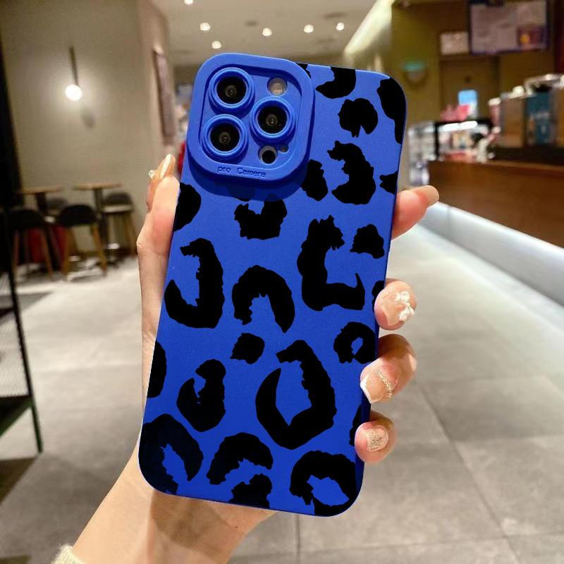 Leopard Print Pattern Case for Samsung S26 S25 Ultra S23 Plus S22 S21 S24FE A55 A54 A53 A52 A33 A34 A35 A36 A56 A15 A16 5G Cover