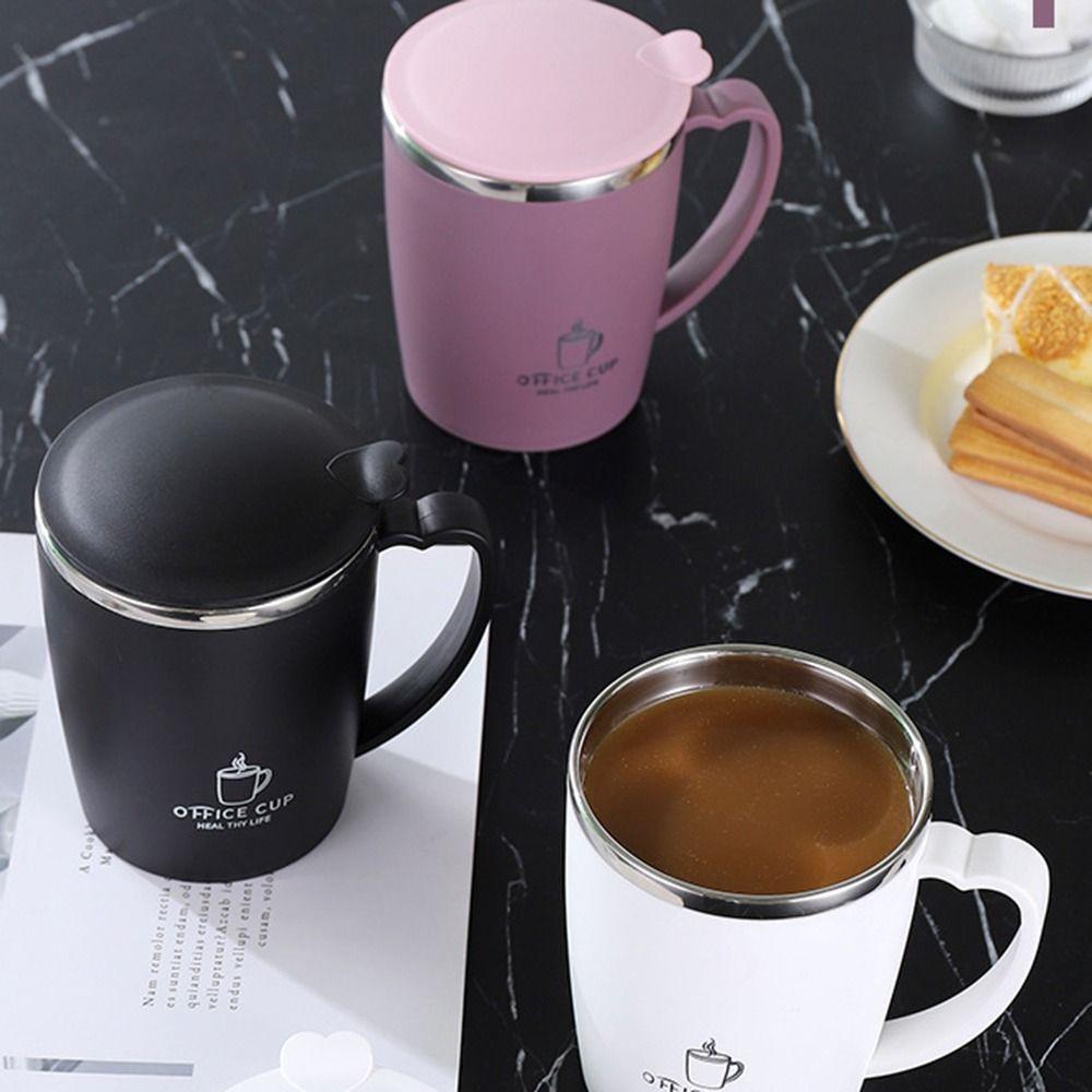 Double Wall Coffee Mug Stainless Steel Water Bottle Portable Traveling Cup
