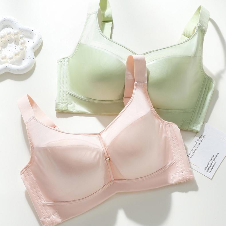 Soft Steel Ring Underwear for Women In Summer Thin Plus Size Bra Full Cup Collection Accessory Bra