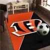 Bengals Team Logo Artwork Rug Office Carpet Non-Slip Mat, Chair Rug Floor Covering for Gaming, Bedroom, Living Room , Home Decor Christmas Gift