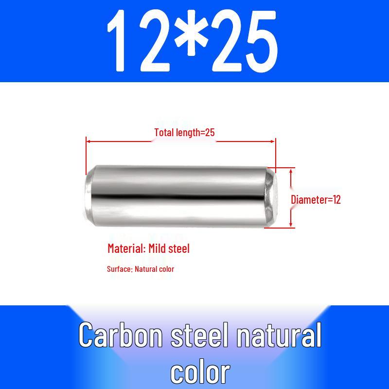GB119 Iron Cylindrical Positioning Pin - Solid Pin Shaft M3M4M5M6M8M10M12