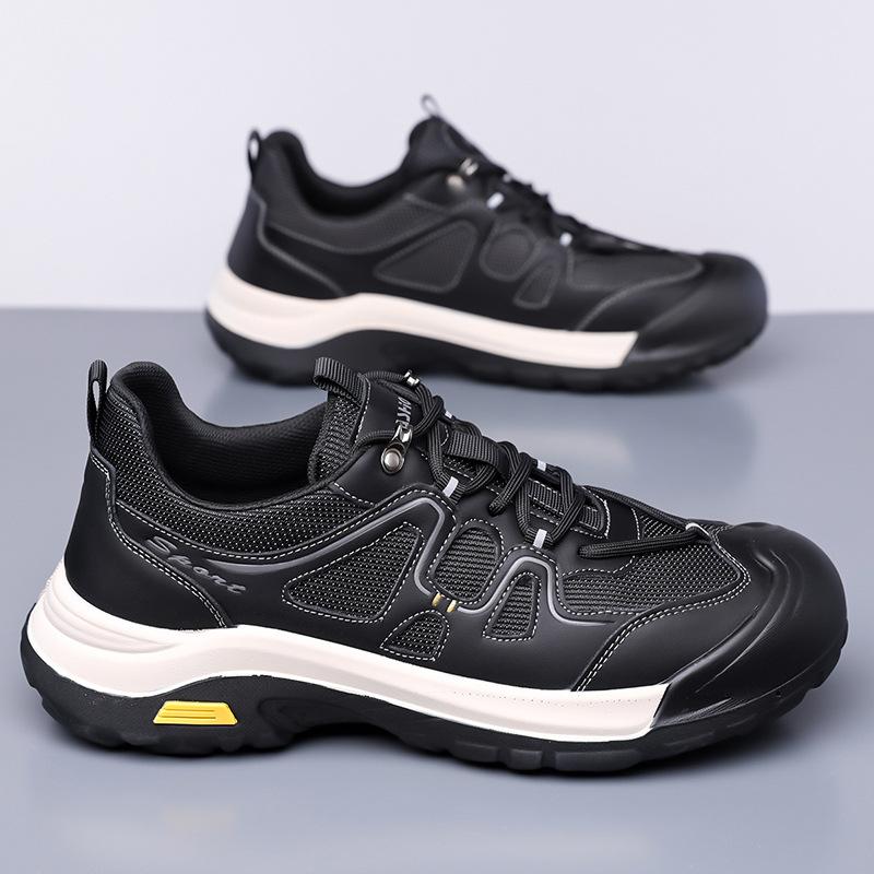 Sneakers Men's New Mesh Breathable Outdoor Hiking Shoes Men's Bag Head Non-slip Large Size Men's Hiking Shoes