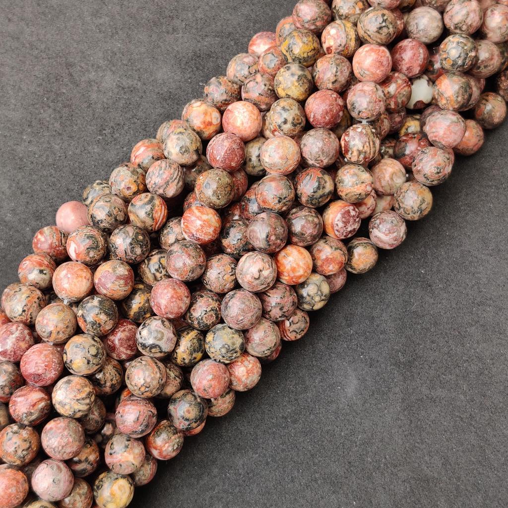 Designer Leopard Skin Jasper Beads, Matt Genuine Natural Gemstone, Round Loose Beads, 6MM 8MM 10MM Size Available.