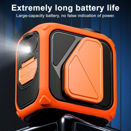 Portable Waist Fan Digital Display 100 Speeds Strong Airflow Low