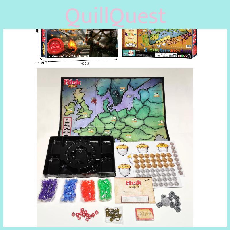 Board Risk Europe Game Card Toys Family Gathering Play Prop Educational Gift