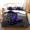 3D Truck Head Bedding Set Deluxe Printed Down Duvet Cover Pillowcase 2/3 Pieces Children's Room Home Textile DE135 * 200 Full Size Home Decoration