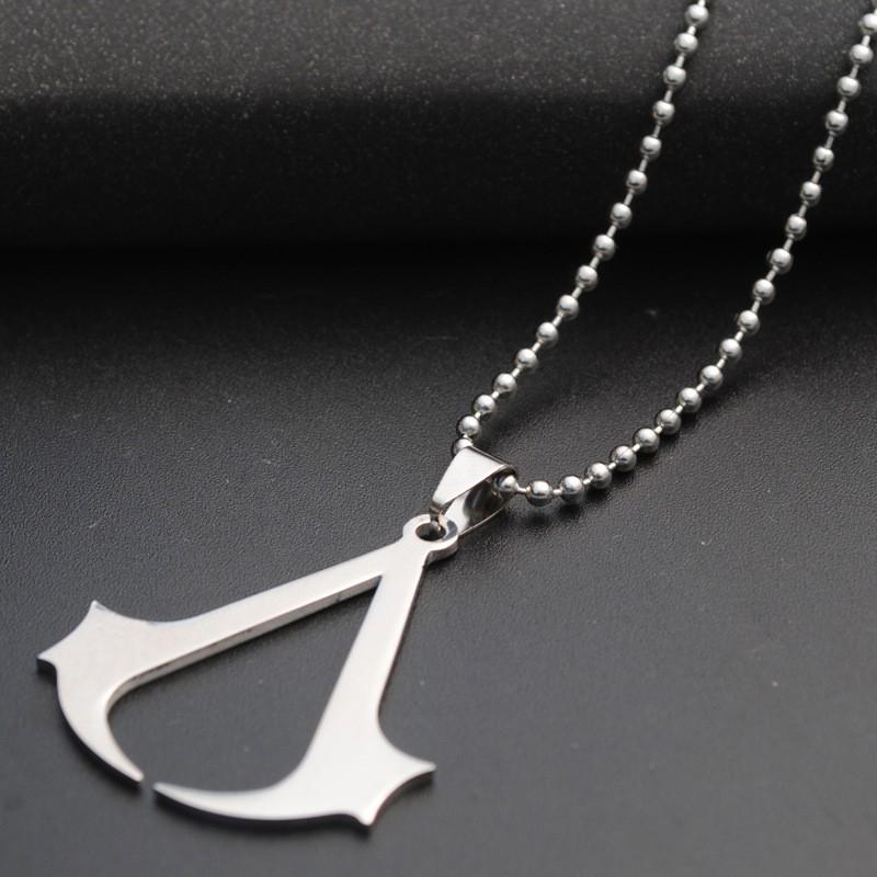 Hengshi Assassin's Creed Titanium Steel Necklace Men's Origins Pendant Charm