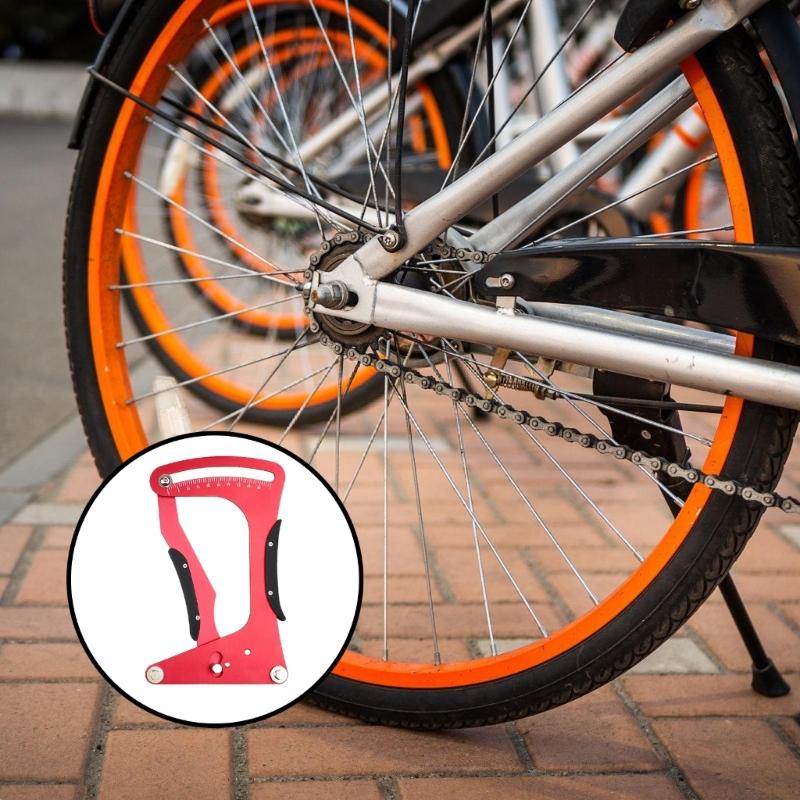 Portables Bike Wheel Truing Tool With High Accuracy Tension Ergonomic Gauges for Rims Truing and Spokes Adjustment