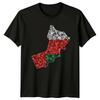 T-shirt Graphique Style Drapeau Carte d'Oman Hommes Dames Haut de Voyage