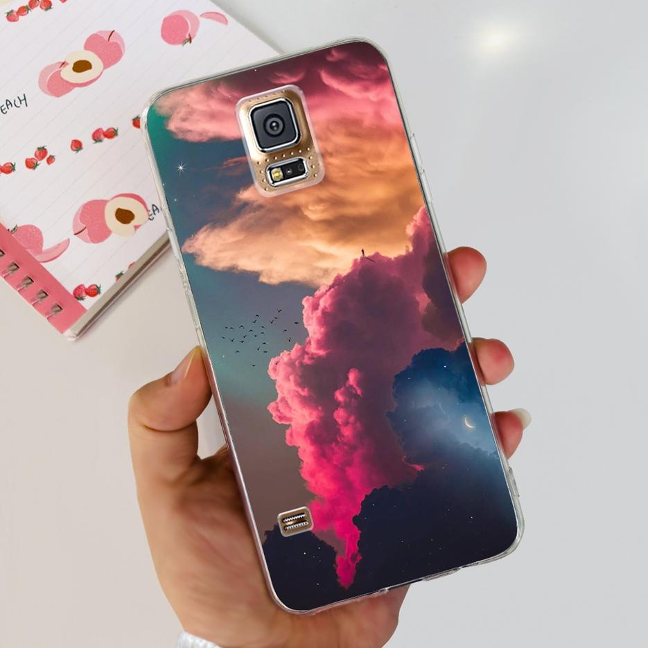 For Samsung Galaxy S5 Case SM-G900F G900I G900M Stylish Painted Cover Soft Silicone Phone Case For Samsung S5 S 5 GalaxyS5 Shell