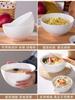Jingdezhen Bone Bowl White Household Dining Tableware Ceramic Large Rice Bowl Noodle Soup Salad Bowl