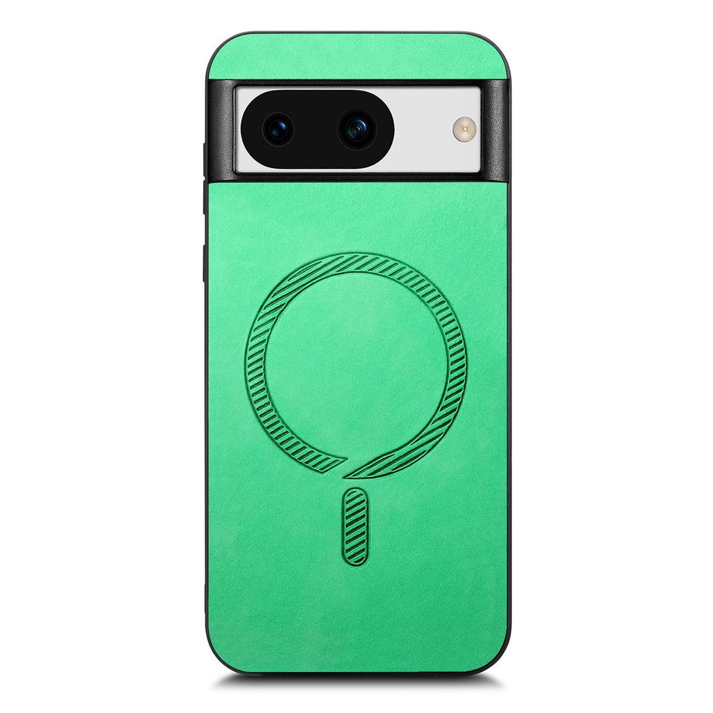 Magnetic Wireless Charging Slim Skin Feeling Leather Case For Google Pixel 9 9Pro 8 8A 7 7Pro 7A  Anti-Scratch Plain Cover Funda