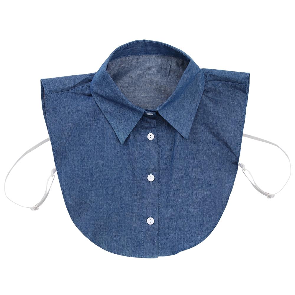 Grain Lace Black/White Lapel Blouse False Collar Clothes Accessories Cotton Shirt Fake Collar