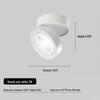Folding Surface-Mounted Adjustable LED Spotlight for Hallway and Background Wall