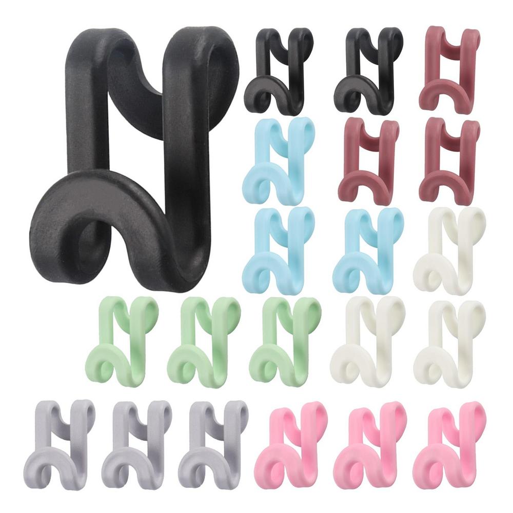 Connection Hooks Space Saving Clips Space Saving Hangers For Clothes 21pcs Heavy Duty Connection Hooks Closet Space Savers