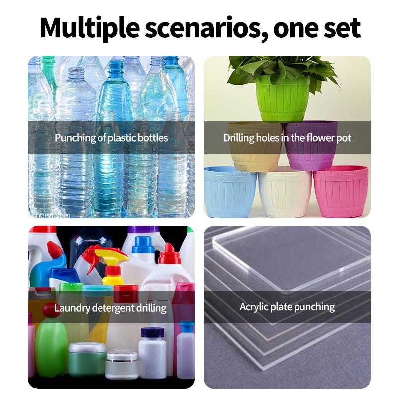 Home Garden Handcraft Electric Soldering Irons Pot Hole Puncher Plastic Bottle Flower Pot Hole Drilling Garden Tools