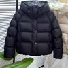 Women Short Loose Coat Warm Bread Jacket Small Fellow Hoody Trendy Outwears Simple Office Lady Veste Tops