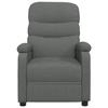 Fauteuil de massage électrique - MAISON EXCLUSIVE - 1 place - Gris foncé - Tissu - 6 points de massage