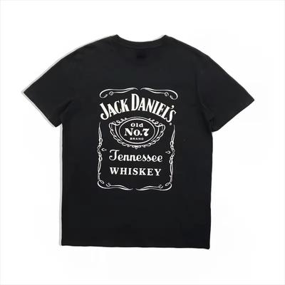 2026 Herren Kurzarm T-Shirt Weinkultur Whiskey Druck Retro Trend Freizeit Straße Hohe Qualität Luxusmarke Verkauf Beliebt