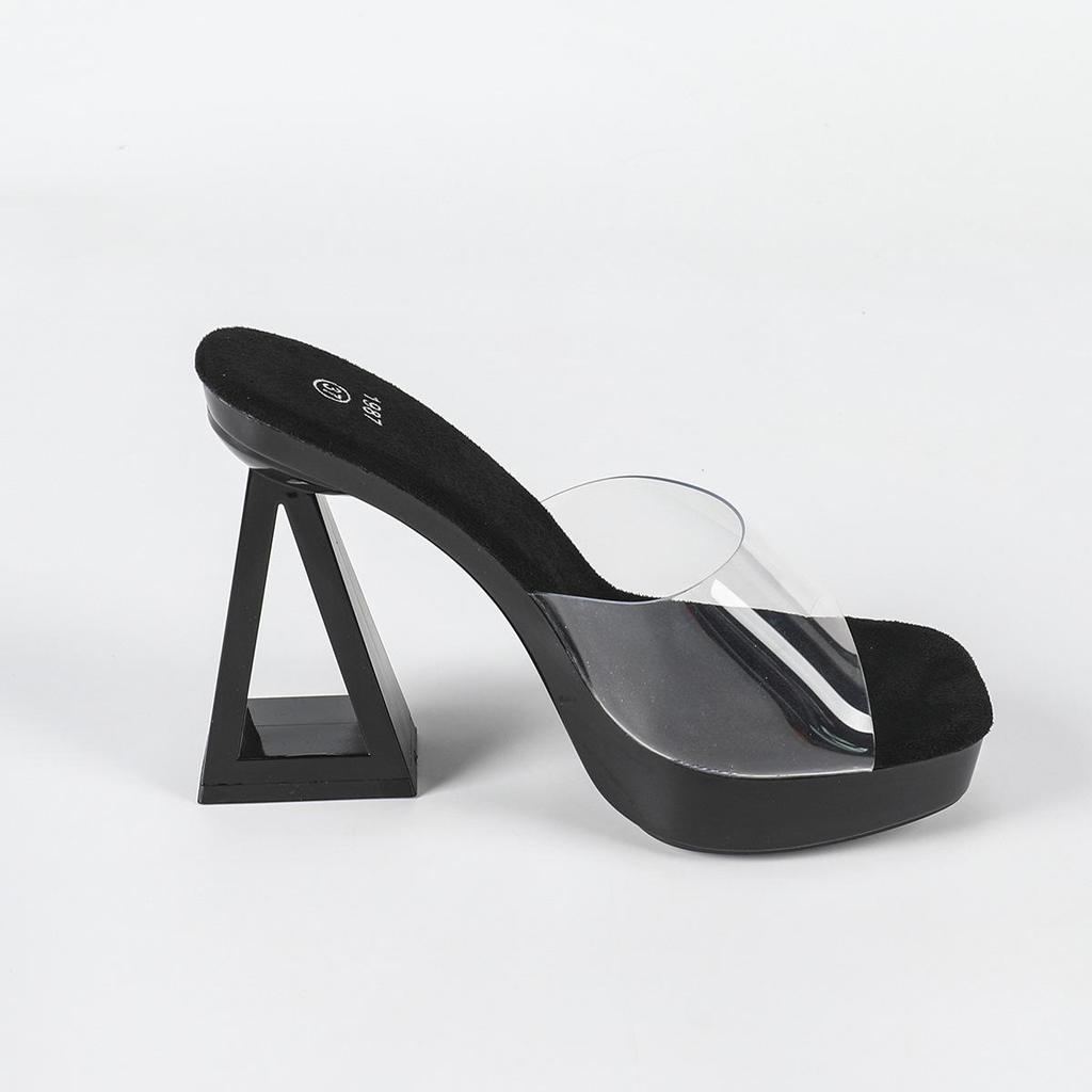2026 Summer New Women's Heels: Super High Thick Heel With Platform, Fashionable Slippers & Sandals LFD-1989-1