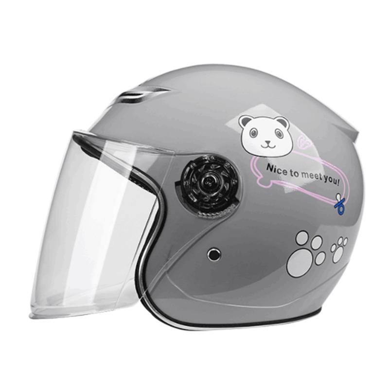 Cute Kids Bicycle Helmet 50-54cm Safety Motorcycle Scooter Helmet in Red Yellow Blue Personalized Protection for Children