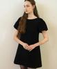 Aejeuipeu Celine Puff Dress (Black)