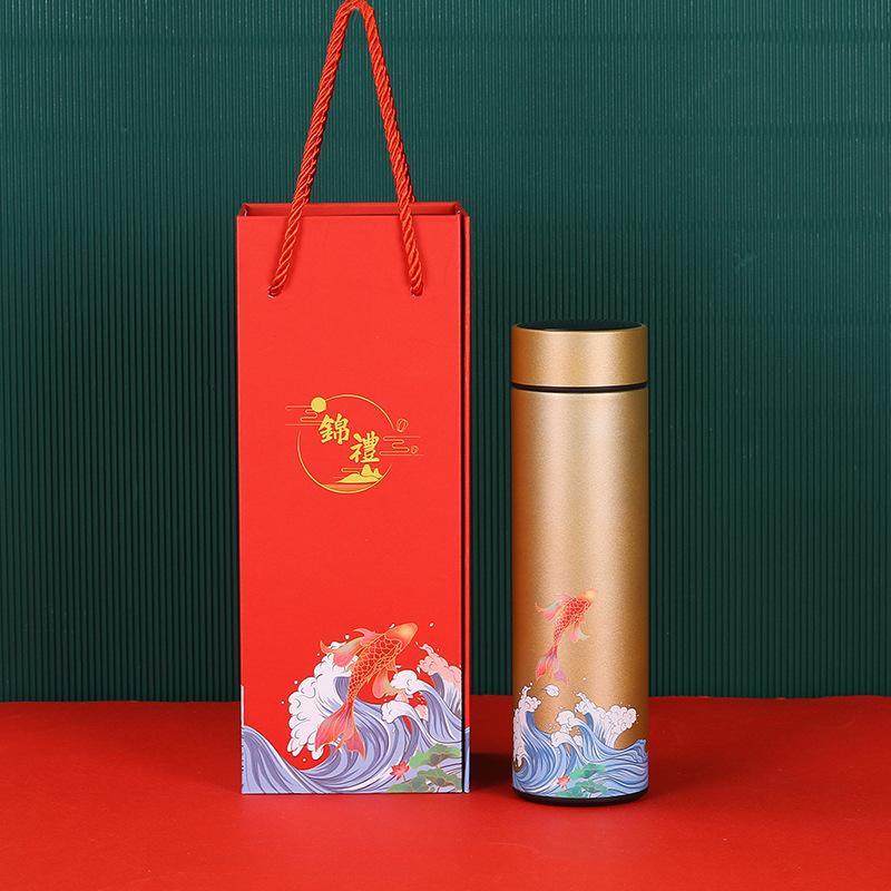 Gift Stainless Steel Smart Insulated Mug Double Vacuum Straight Mug Gift Mugs
